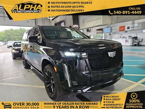 Used 2021 Cadillac Escalade ESV Sport w/ Driver Assist Tech Package AWD/4WD image 1
