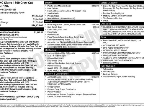 Used 2020 GMC Sierra 1500 4x4 Crew Cab w/ Sierra Value Package image 19