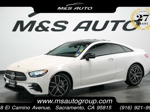 Used 2021 Mercedes-Benz E 450 4MATIC Coupe image 1