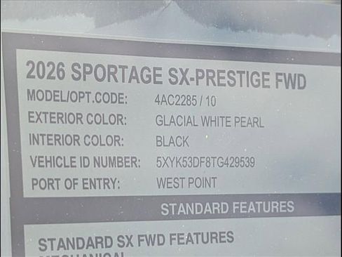 New 2026 Kia Sportage SX FWD image 14