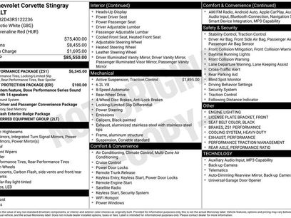 Used 2024 Chevrolet Corvette Stingray Preferred Cpe w/ Z51 Performance Package