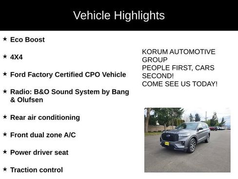 Certified 2025 Ford Explorer ST-Line image 4