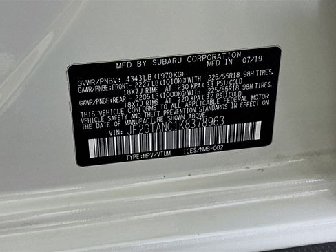 Used 2019 Subaru Crosstrek 2.0i Limited w/ Moonroof Package w/Navigation AWD/4WD image 12