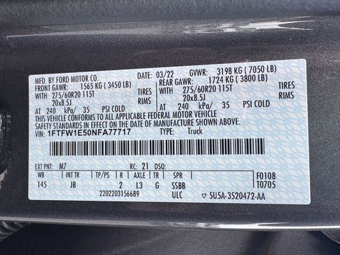 Used 2022 Ford F150 XL w/ STX Black Appearance Package image 44