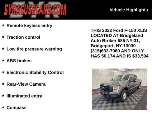Used 2022 Ford F150 XL w/ Equipment Group 101A High AWD/4WD image 5