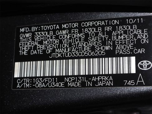 Used 2012 Toyota Yaris SE image 23