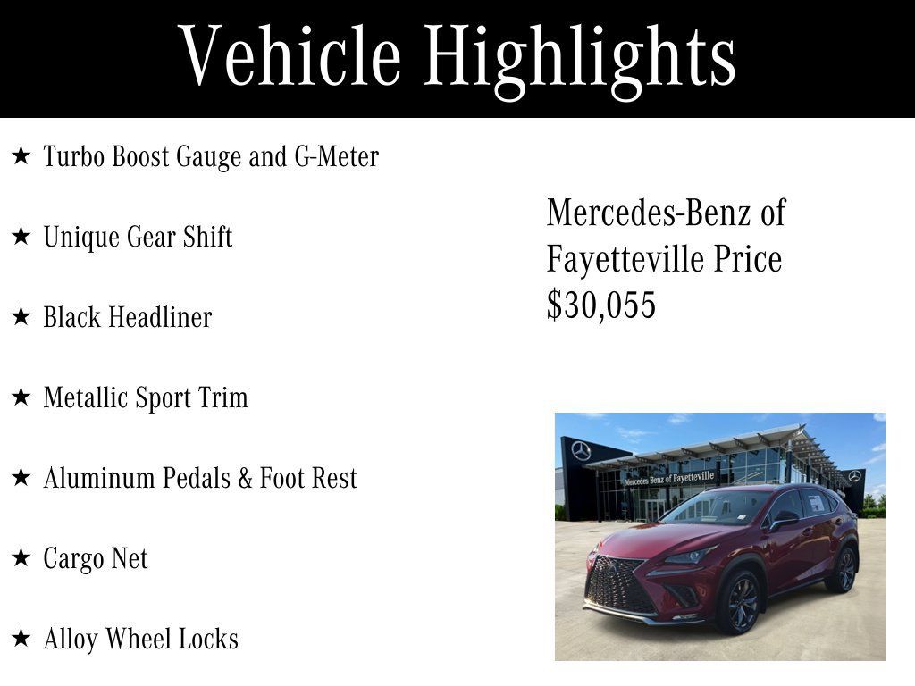Used 2020 Lexus NX 300 F Sport w/ Accessory Package 2 FWD image 18