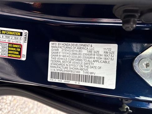 Certified 2023 Honda Odyssey EX-L image 17