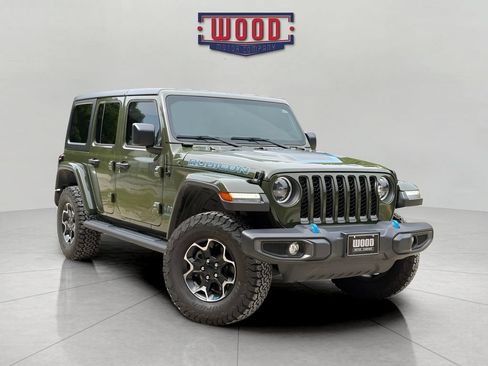 Used 2023 Jeep Wrangler Unlimited Rubicon 4xe w/ Cold Weather Group AWD/4WD image 1
