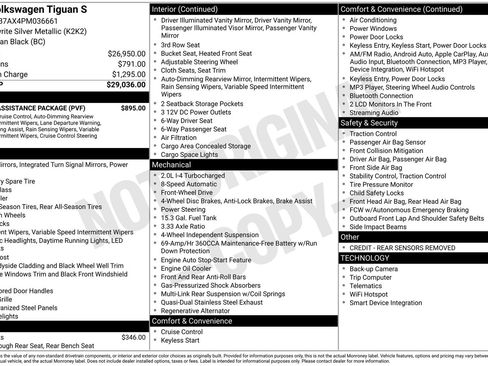 Used 2023 Volkswagen Tiguan S w/ Driver Assistance Package image 41