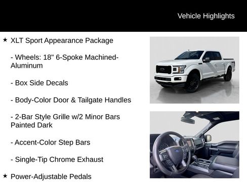 Used 2020 Ford F150 XLT w/ Equipment Group 302A Luxury AWD/4WD image 21