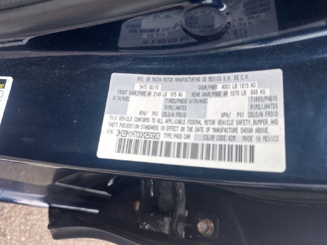Used 2016 MAZDA MAZDA3 i Touring w/ Popular Equipment Package FWD image 31