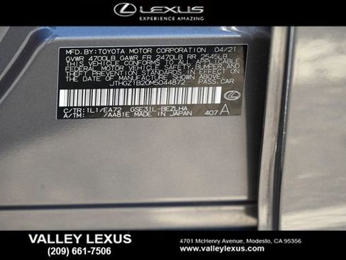 Used 2021 Lexus IS 350 F Sport w/ Navigation Package image 13