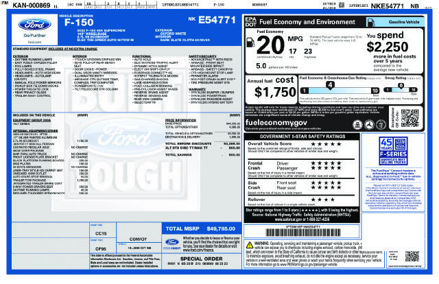 Used 2022 Ford F150 XLT w/ Trailer Tow Package AWD/4WD image 27