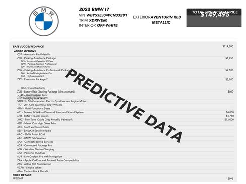 Used 2023 BMW i7 xDrive60 w/ Executive Package 2 image 79