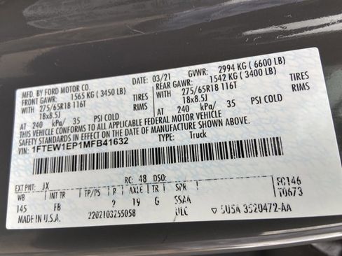 Used 2021 Ford F150 XLT w/ Equipment Group 302A High image 32