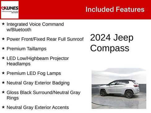Used 2024 Jeep Compass Limited w/ High Altitude Package image 4