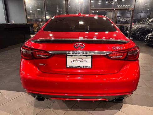 Used 2018 INFINITI Q50 Red Sport 400 w/ Proactive Package image 4