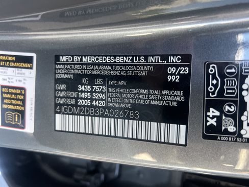 Certified 2023 Mercedes-Benz EQS 450+ SUV image 37