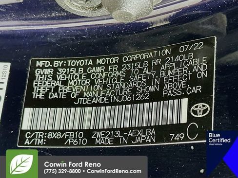 Used 2022 Toyota Corolla LE FWD image 34
