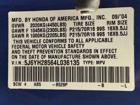 Used 2004 Honda Element EX image 36
