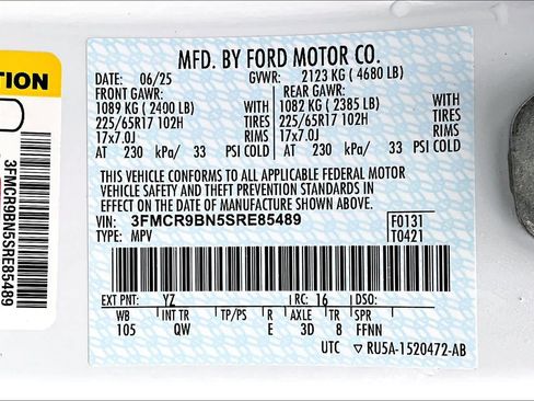 Used 2025 Ford Bronco Sport Big Bend w/ Convenience Package image 33