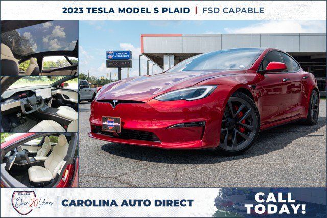 Used 2023 Tesla Model S Plaid AWD/4WD image 1