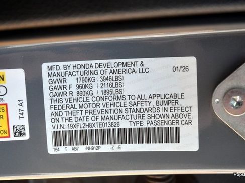 New 2026 Honda Civic Sport image 17