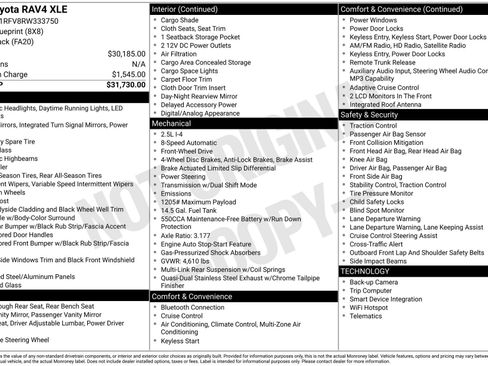 Used 2024 Toyota RAV4 XLE image 23