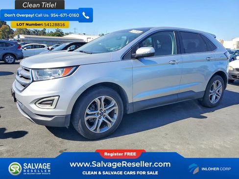 Used 2018 Ford Edge Titanium w/ Equipment Group 301A FWD image 1