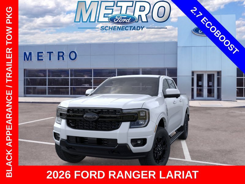 New 2026 Ford Ranger Lariat w/ Black Appearance Package AWD/4WD image 3
