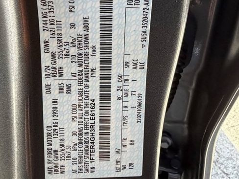 Used 2024 Ford Ranger XLT w/ Advanced Towing Package RWD image 32