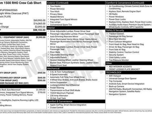 Used 2025 RAM 1500 RHO w/ RHO Level 1 Equipment Group AWD/4WD image 26