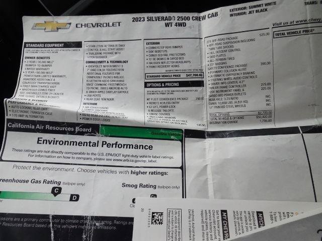 Used 2023 Chevrolet Silverado 2500 W/T w/ WT Fleet Convenience Package AWD/4WD image 46