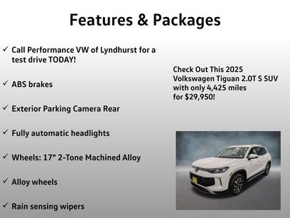 Used 2025 Volkswagen Tiguan S