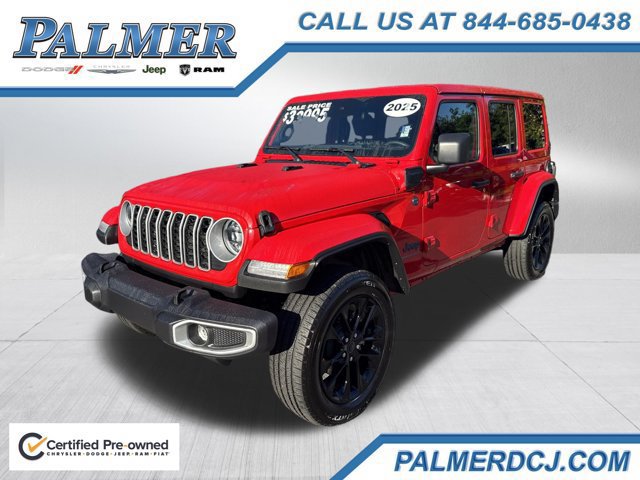 Certified 2025 Jeep Wrangler Unlimited Sahara w/ Safety Group AWD/4WD image 1