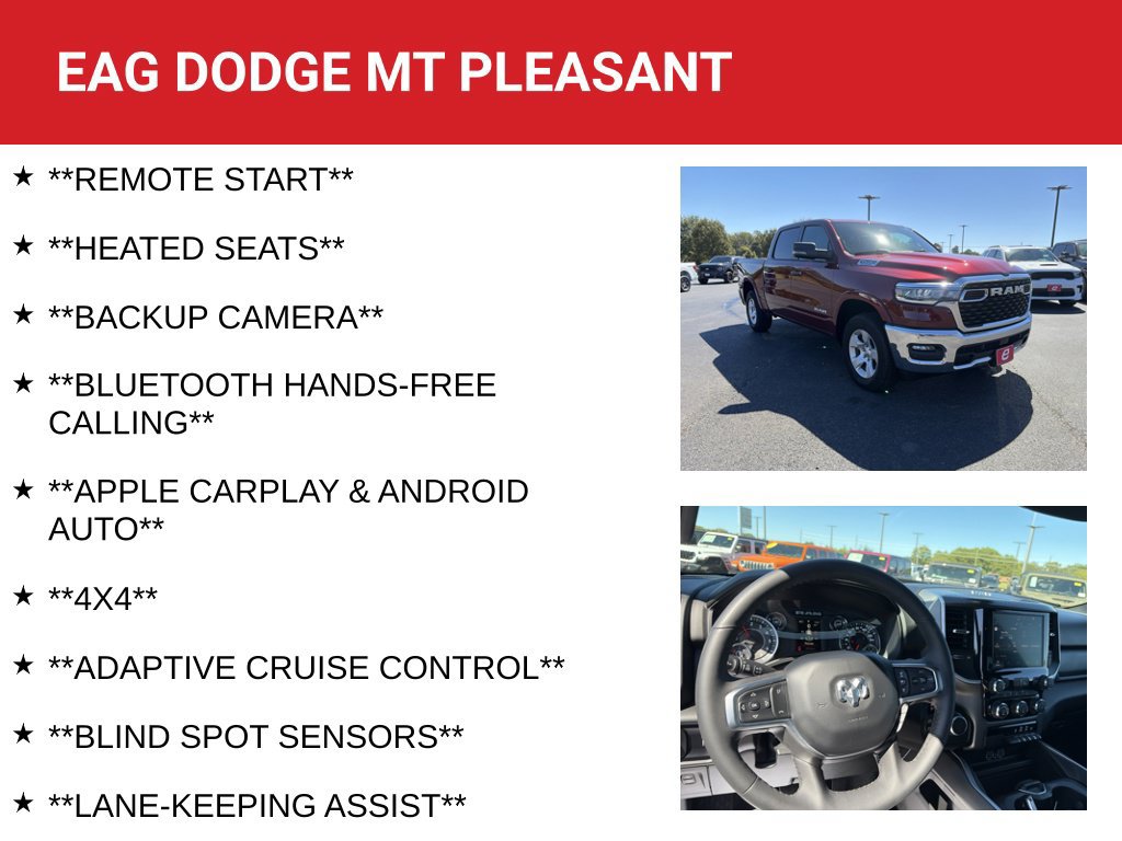 Used 2025 RAM 1500 Big Horn AWD/4WD image 4