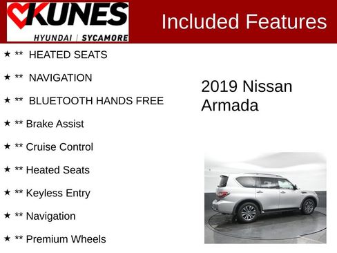 Used 2019 Nissan Armada SL w/ Premium Package image 2