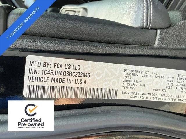 Certified 2024 Jeep Grand Cherokee Altitude AWD/4WD image 23