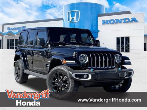 Used 2022 Jeep Wrangler Unlimited Sahara 4xe image 1