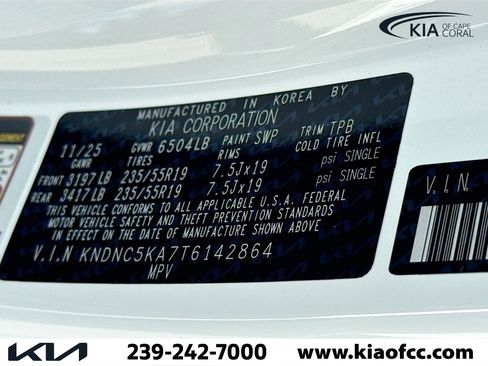 New 2026 Kia Carnival EX image 42