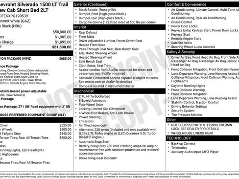 Used 2023 Chevrolet Silverado 1500 LT Trail Boss w/ Protection Package image 26