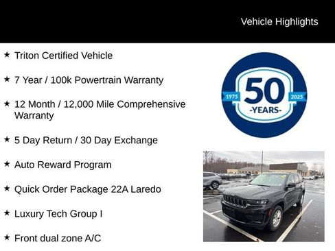 Used 2023 Jeep Grand Cherokee Laredo w/ Luxury Tech Group I image 5