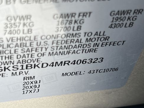 Used 2021 GMC Yukon SLT w/ SLT Premium Package RWD image 34