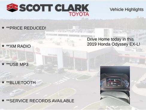 Used 2019 Honda Odyssey EX-L image 9