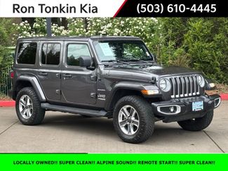 Used 2021 Jeep Wrangler Unlimited Sahara w/ Uconnect 4C Nav & Sound Group video 1