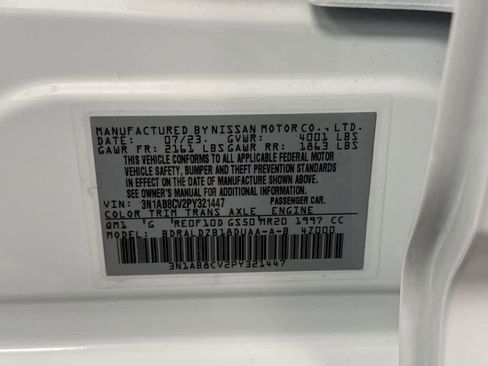 Used 2023 Nissan Sentra SV w/ All-Weather Package FWD image 14
