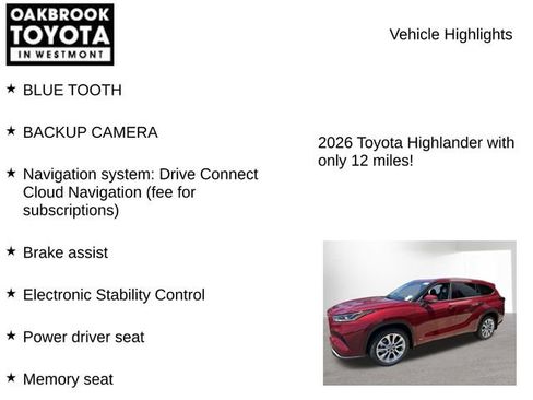 Certified 2026 Toyota Highlander Limited AWD/4WD image 6
