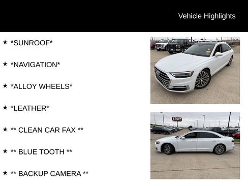 Used 2019 Audi A8 L 3.0T w/ Luxury Package AWD/4WD image 4