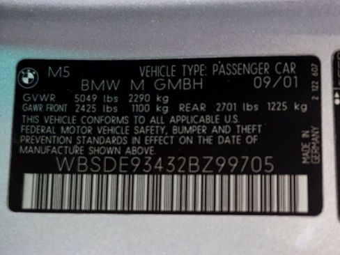 Used 2002 BMW M5 RWD image 18